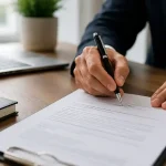 Écrit signé avec un mandant
