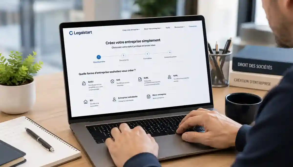 Création d’entreprise avec Legalstart